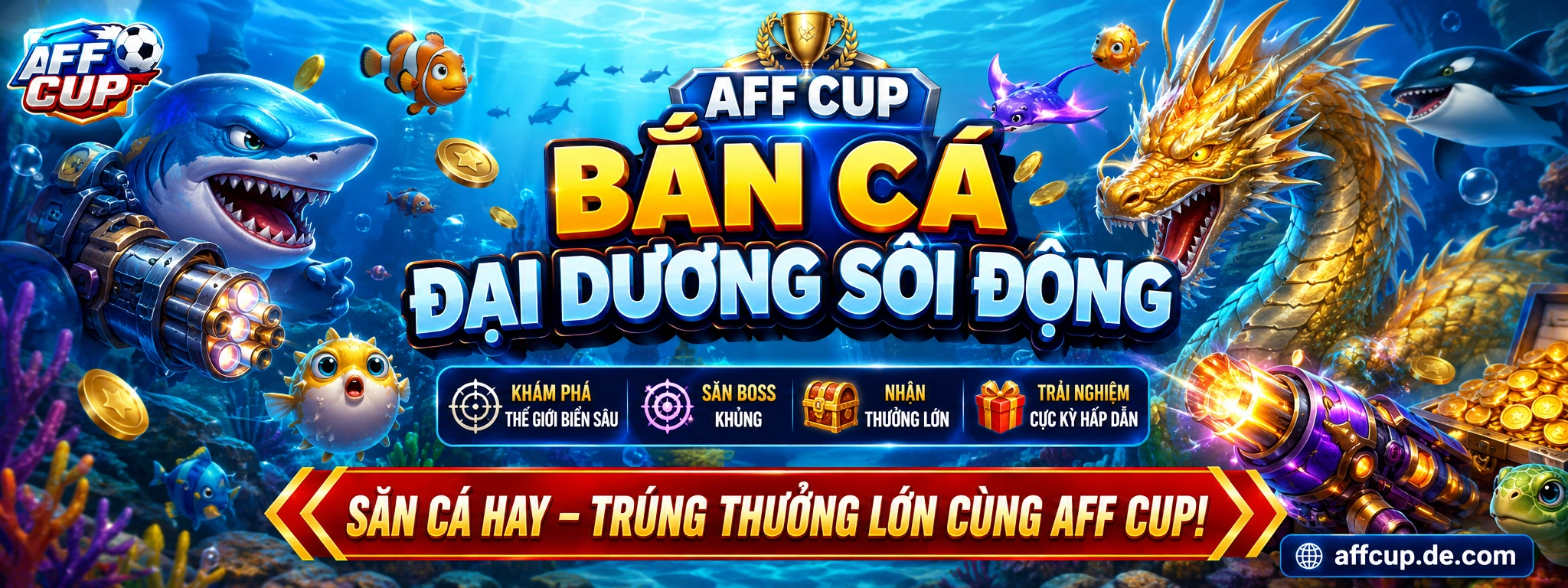 Minh họa giao diện game bắn cá online trên điện thoại